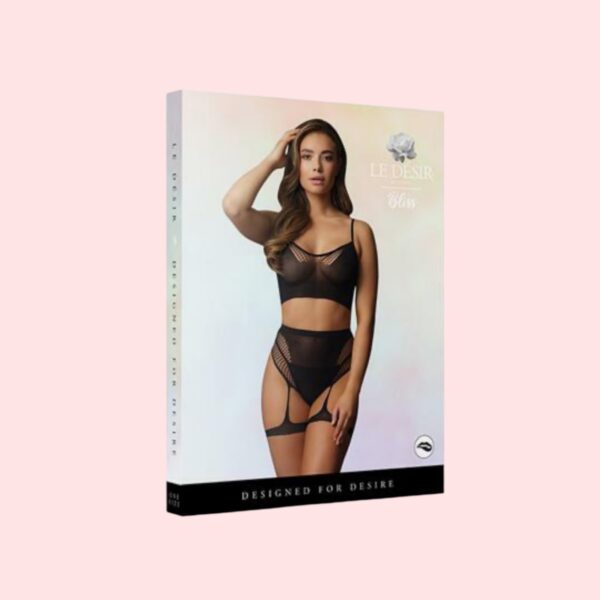 Bra Set with Garters 2PC