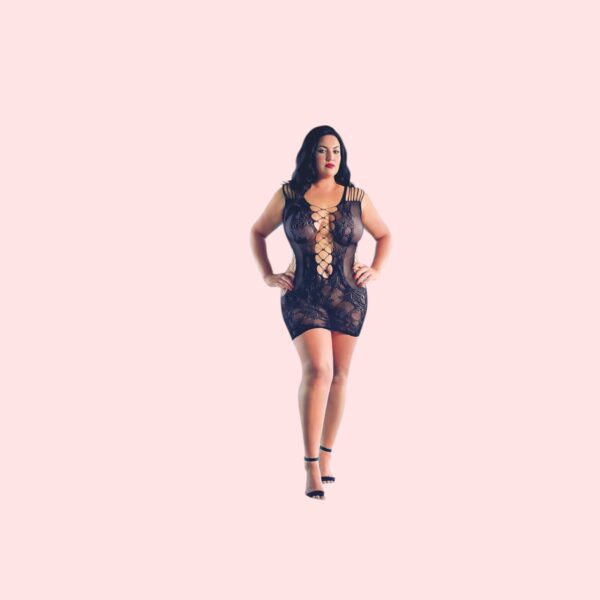 Scandal Peek-a-boo Mini Dress